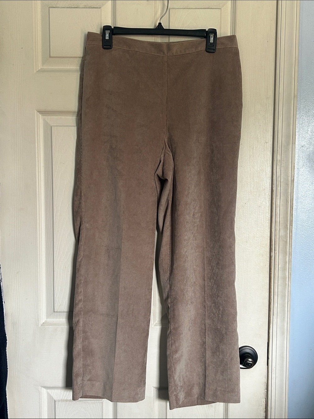 Alfred Dunner light brown corduroy pull on pants size 12